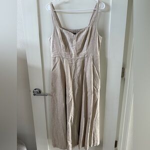 Old Navy Beige Midi Dress
